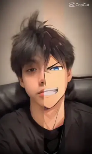 Anime Face CapCut Template