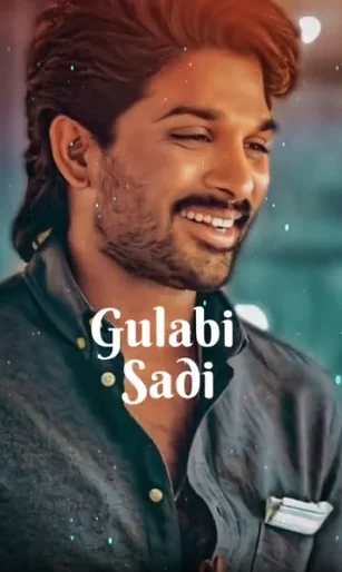 Gulabi Sadi CapCut Template